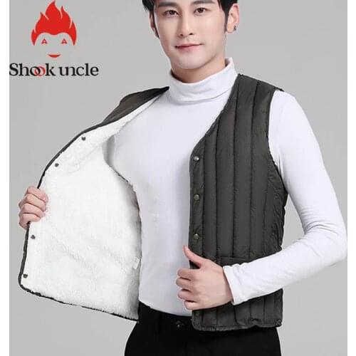 Мужские пуховые жилеты Shook uncle China At AliExpress