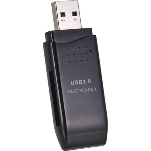 USB 3.0 Card Reader SDXC TF 2 in 1 Multifunction for Tablets PC Laptop Computer White support 2 in 1 SDXC and TF format
