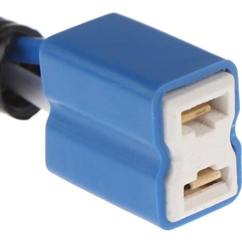 New Car H7 Headlight Ceramic Bulb Holder Extension Automotive Wire Halogen Adapter Socket Lamp Connector 1PC