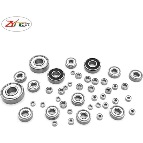 10Pcs/set MR117 MR137 687 699 607 627ZZ RS Double sided iron sheet seal Small diameter ball bearing with inner diameter of 7mm