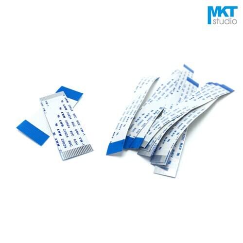 100Pcs 15cm 150mm A/B Type 15P 0.5mm Pitch FPC FFC Flexible Flat Cable Wire Same/Opposite Surface