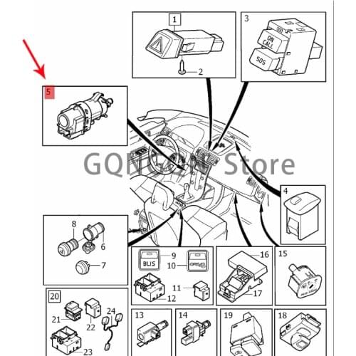 CAR switch 2004-2019vol vov60 v50 v40 cross country v40 s60l s60 s40 c70 c30 switch, driving position master switch, switch butt
