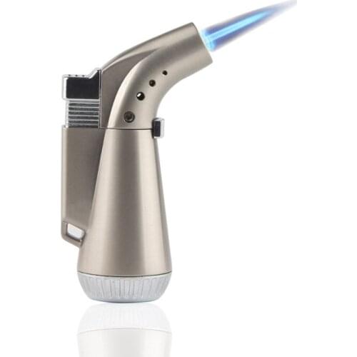 Butane Gas Lighter Elbow Inflatable Straight Lighter Personalized Creative Inflatable Can Set Fire Small Welding Torch Spray Gun