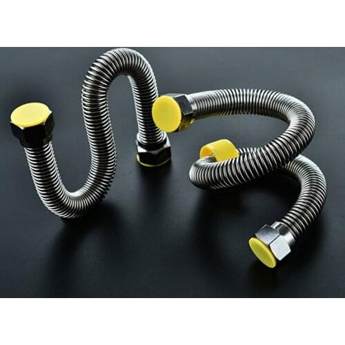 Hot Sale Stainless Steel Bellows explosive-proof Flexible Hose Double Threaded Hose For Bathroom Water Heater Toilet Hose