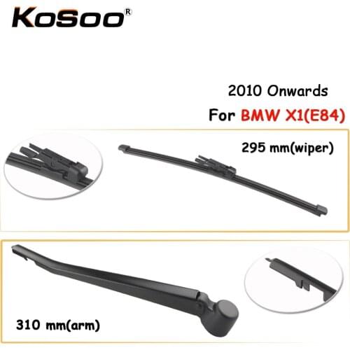 KOSOO Auto Rear Car Wiper Blade For BMW X1(E84),295mm 2010 Onwards Rear Window Windshield Wiper Blades Arm,Car Accessories