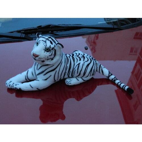 Stuffed animal 26 cm plush lying tiger toy white tiger doll great gift w500