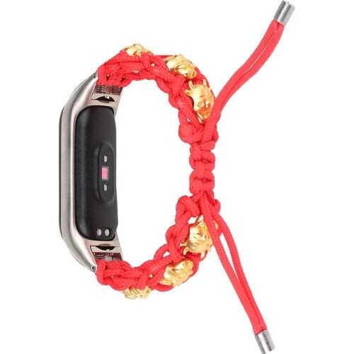 Nylon Loop Strap for Xiaomi MI Band 5 4 3 Sport Breathable Replacement Wristband for MI Band 5 Smart Watch Bracelet Accessories