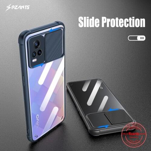 Rzants For VIVO V21E 4G Case [Lens Protection] AirBag Conor Slim Thin Clear Cover Soft Casing Phone Shell