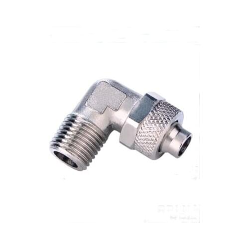 Tube 12mm-3/8 BSP thread Male Elbow pneumatic brass Rapid Fittings For Plastic Tube RPLN12-03