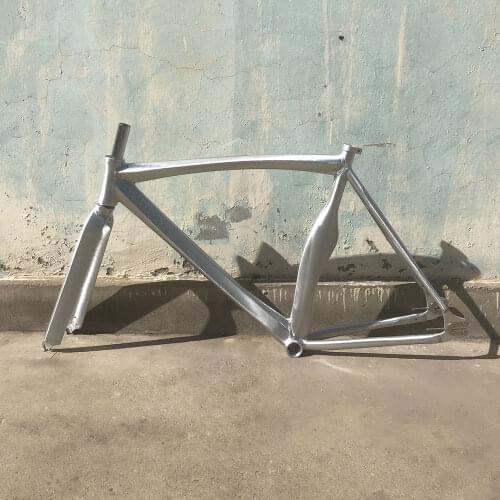700C bike frame Muscular Aluminum alloy Bike 52cm Fixed Gear Bike Track Bike Bicycle 700c wheel rim V Brake