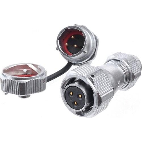 WY16 Female Plug Male Socket Power Supply Waterproof IP67 Outdoor Electronic Connector for Speaker Audio Light Aviation Medical