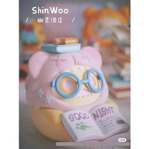 Mystery Box ShinWoo Hotel Ghost Blind Box Caja Ciega Blind Bag Toys for Girls Anime Figures Cute Model Birthday Gift Home Decore