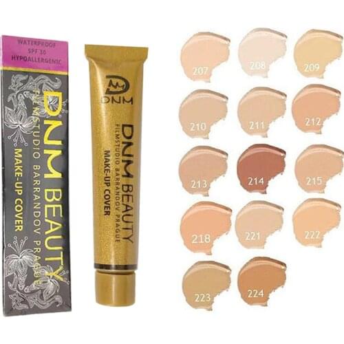 Liquid Concealer 14Colors Foundation Cream Cover Acne Scars Tattoo Moisturizing Concealer Natural Brighten Comestic Makeup Tool