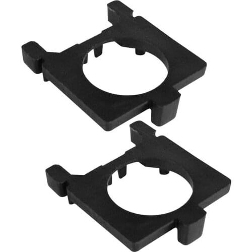 1 Pair H7 LED Car Headlight Adapter Bulb Base Adapters Socket Holders for Ford Focus MK2 Mondeo MK4 Auto Headlamp Mount Stand