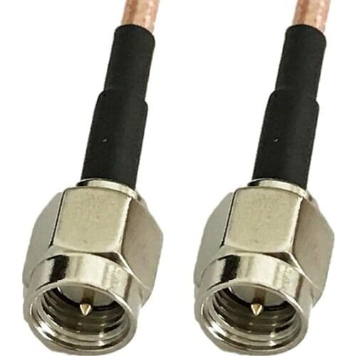 10pcs SMA Male Plug to SMA Male Connector RF Extension WIFI Antenna Pigtail Coax Cable RG316 10/15/20/30/50cm 1m 2m 3m