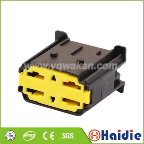 2sets 4pin auto wiring harness plug cable electric plug connector 1544147-1