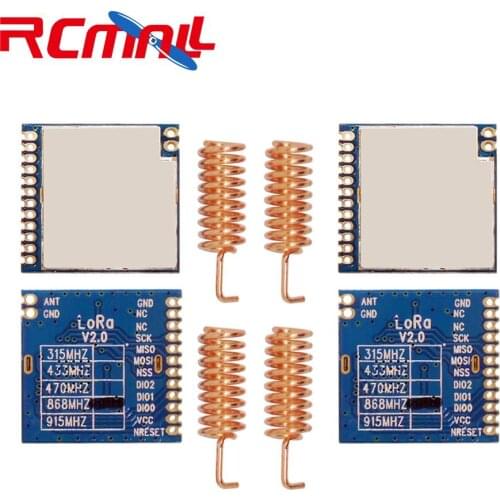 2Pcs/lot 868MHz | 915MHz 100mW SX1276 Chip Long Range 4Km RF Wireless LoRa Module LoRa1276 IOT Internet of Things