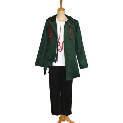 2017 Super Danganronpa 2 Nagito Komaeda Nagito Army Green Color Cosplay Costume Clothing Full Set