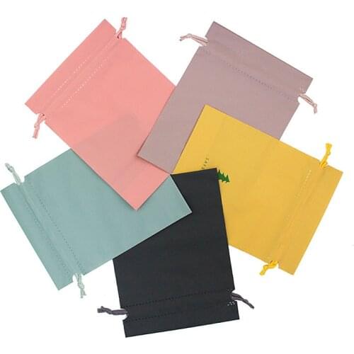 2018 hot 27X21cm Drawstring Waterproof Shoes Bags Jewelry Storage Hanging Bag Plastic Storage for Travel Bag