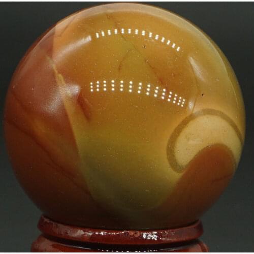 40MM Natural Gemstone Mookaite Sphere Crystal Globe Ball Chakra Healing Reiki Stone Crafts,Minerals