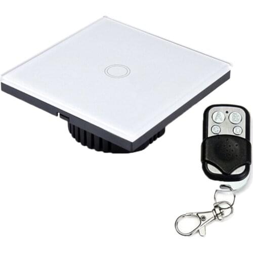 86 type radio frequency 433 Smart Touch Switch Light Switch With Wireless Remote Control Wall Switch Dropship