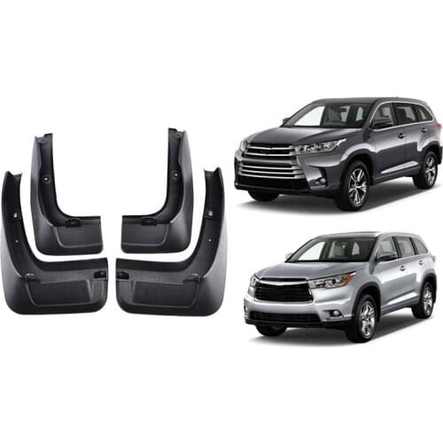 Car Splash Guards Mud Guards Flaps Fit FOR 2014-2018 TOYOTA Highlander fender 4pcs/set