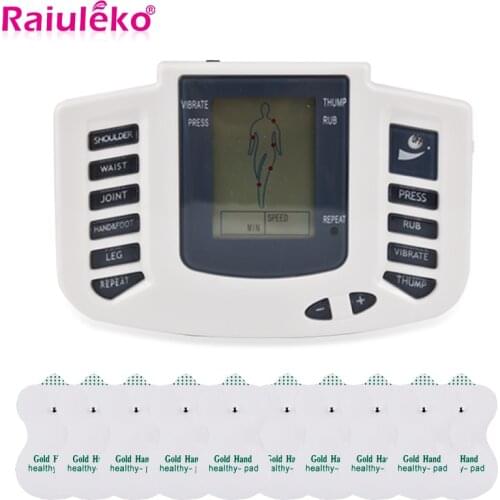 Electric Full Body Massager Scraping Cupping Tens Acupuncture Pulse Physiotherapy Machine Ems Health Care Muscle Stimulator