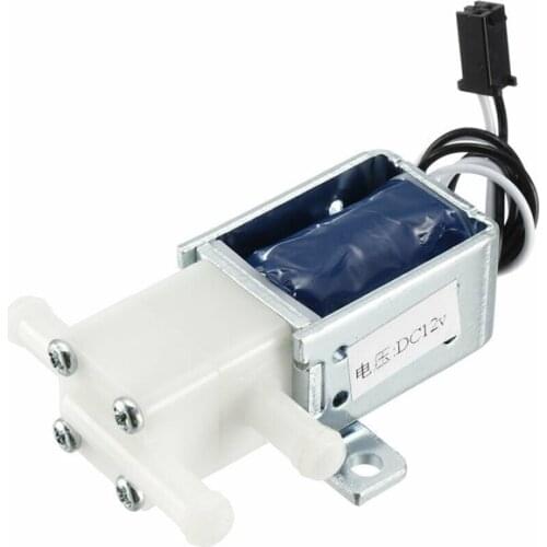 1pc Electromagnet Mini Solenoid Valve 2 Position 3 Way DC12V 0.17A 2W Water Air Solenoid Valve 2.54MM Connector Pitch