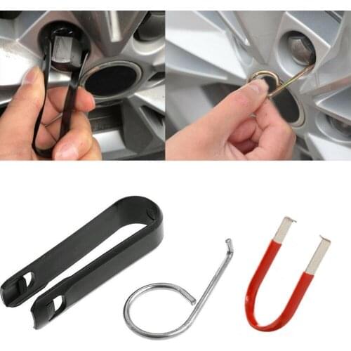 Wheel Lug Nut Center Cover Caps Removal Dismantle Tools Case For VW Audi