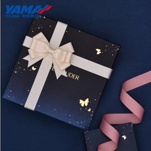 YAMA Interlacing Grosgrain Ribbon 16mm 19mm 25mm 38mm 100yards/roll 5/8'' 3/4'' 1" 1.5" inch Ribbons for Crafts Wedding Decor