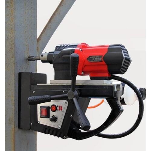 Magnetic drill multifunctional magnetic drill hole drill iron suction drill core drill portable bench drill stepless speed