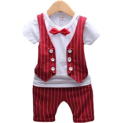 New Summer Baby Boys Clothes Suit Children Cotton T-Shirt Shorts 2Pcs/Set Toddler Casual Costume Infant Clothing Kids Tracksuits