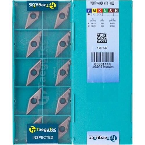 Original Carbide Insert VBMT160404-MT CT3000 Inner Round Milling Tool CNC lathe Tools Turning Inserts