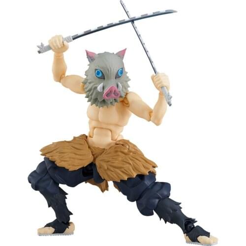 Pre-Sale Demon Slayer Hashibira Inosuke Action Figure Model Modification Anime Figures Collectibles Model Toys Desktop Ornaments