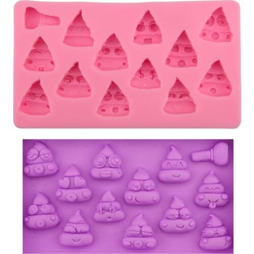 Poo shape cake candy fudge mold diy baking kitchen tool H2366 chocolate mold cake decorating silicon mold