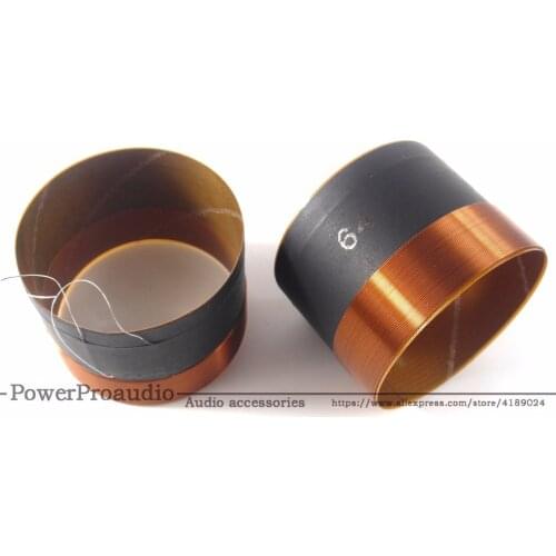 2pcs /1pair 64MM BASS Voice coil SubWoofer 8OHM For 12" 15" inch Speaker repairss DIY