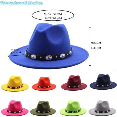 Yellow fedoras hat Panama felt hat for women jazz hat fedora hat lady fashion hat women fedoras women hats with chains