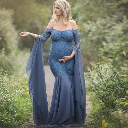 UPERTEGWOA Maternity Maxi Dresses