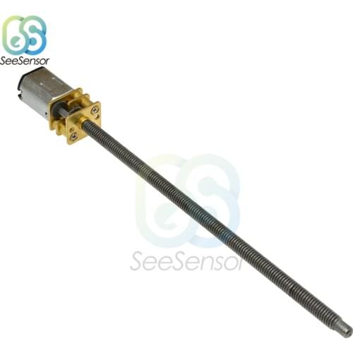 DC 3V/6V/12V N20 Mini Micro Metal Gear Motor DC Motors Shaft M4*100 15/30/60/100/150/200/300/400/500/600/800/1000 RPM