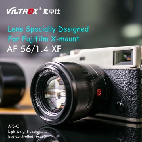 Viltrox 56mm F1.4 XF Large Aperture Autofocus Portrait Lens for Fujifilm X-mount Cameras X-T30/X-T3/X-PRO3/X-T200/X-E3/X-T2/X-A1