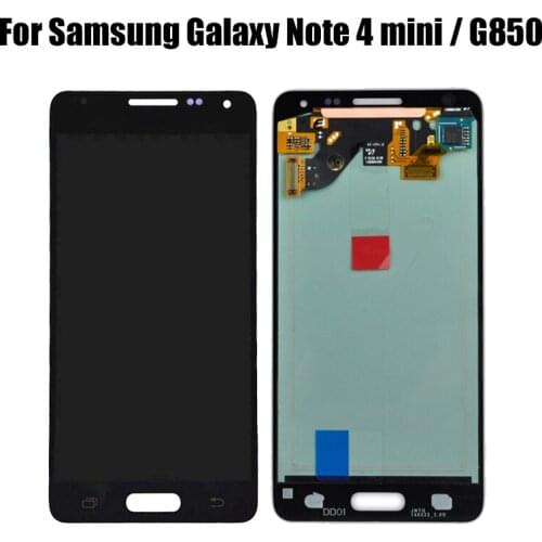 AMOLED LCD For Samsung Galaxy Note 4 Mini Alpha G850F G850M LCD Display Touch Screen Digitizer Assembly For G850 With Tool