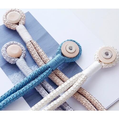 1Pc Magnet Curtains Bandages Buckle Creative Home Textile Curtain Strap Buckle Holder Window Decorative curtains Accessories