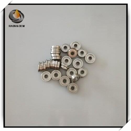 10Pcs 4x8x3mm MF84ZZ Flange Ball Bearing MF84 ZZ ABEC-7