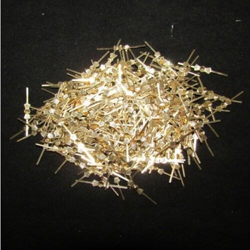 100Pcs 33MM Chandelier Parts Lamp Crystal Prism Bead DIY Connector Pins Bowtie DIY Accessories