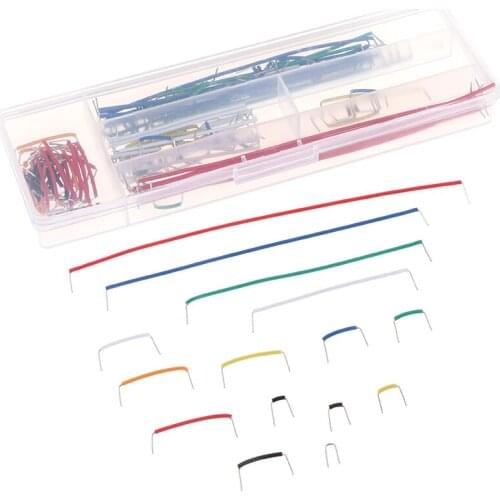 140pcs/set Solderless Breadboard Jumper Cable Wire Kit Diy Shield For Arduino
