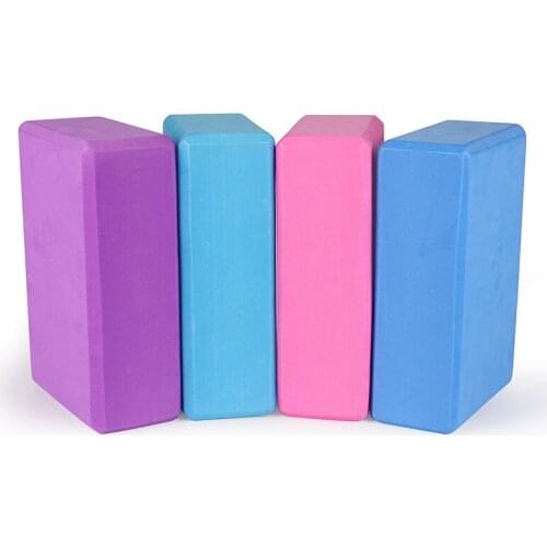 2020 Gym Fitness EVA Yoga Block Colorful Foam Block Brick for Crossfit Exercise Workout Training Bodybuilding Equipment