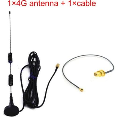 4G 5dbi LTE Antenna 3g 4g lte Aerial 698-960/1700-2700Mhz magnetic base RF SMA RG174 3M +15cm SMA female to IPX 1.13 cable