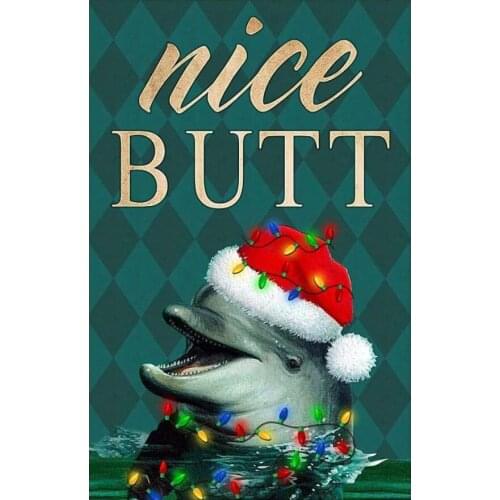 5D DIY Diamond Painting christmas dolphin Full Drill Embroidery Cross Stitch Home Decor Craft Kit Needlework Christmas Gift