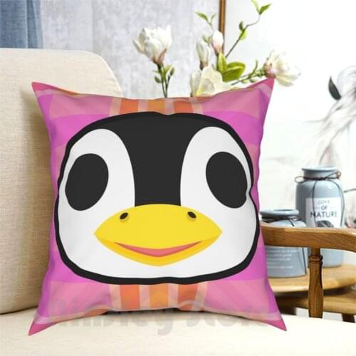 Aurora Animal Pillow Case Printed Home Soft DIY Pillow cover Aurora Penguin Animal New Leaf Acnl Happy Home Designer Animal