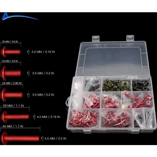 For Suzuki Universal Motorcycle Fairing Bolts Kit Screws Accessories GS550M Katana GSX1100F Katana GSX250 GSX550 GSX600 GSXR1000